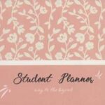 دفترچه یادداشت student planner (کد 502)